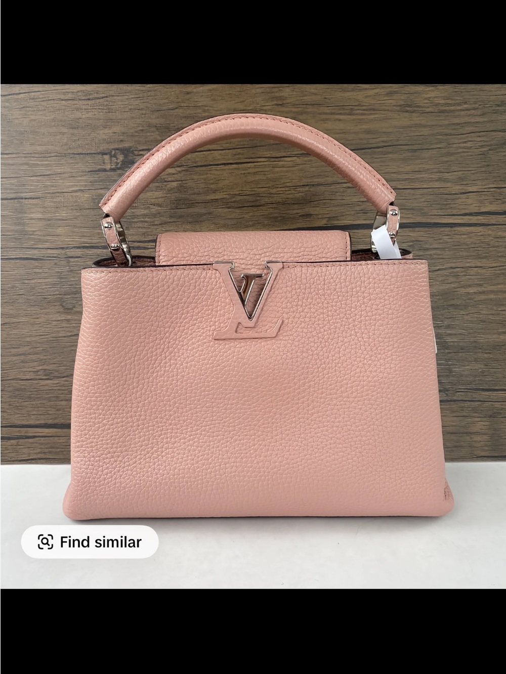 Pink LV Louis Vuitton Capucines BB